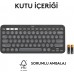 Logitech Pebble Keys 2 K380S 920-011859 Siyah Kablosuz Klavye Outlet