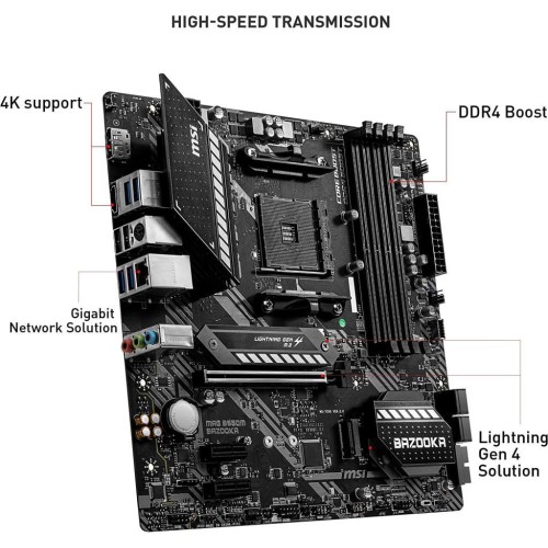 MSI Mag B550M Bazooka AMD AM4 DDR4 Micro ATX Anakart - OUTLET