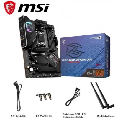 MSI Mpg B650 Carbon Wi-Fi AMD AM5 DDR5 ATX Anakart - Teşhir