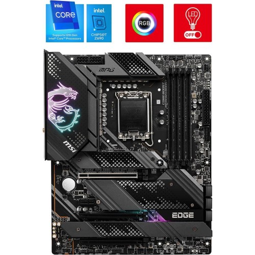 MSI Mpg Z690 Edge Wi-Fi Intel LGA1700 DDR4 ATX Anakart - OUTLET