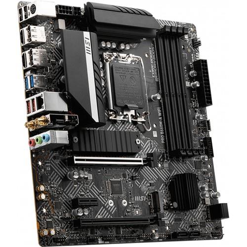 MSI PRO B660M-A D4 Wi-Fi Intel LGA1700 DDR4 Micro ATX Anakart Teşhir