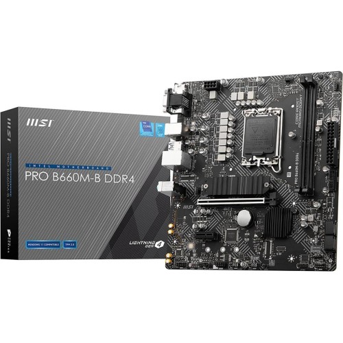 MSI PRO B660M-B DDR4 DDR4 3200 MHz USB 3.2 mATX Anakart OUTLET