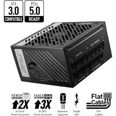 MSI MPG A1000G 1000 W Power Supply - TEŞHİR