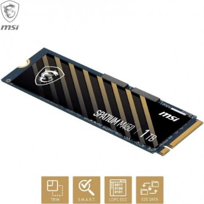 MSI Spatium M450 PCI-Express 4.0 1 TB M.2 SSD - Outlet