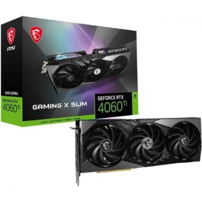 MSI RTX 4060 TI Gaming X Slim 16G 128 Bit GDDR6 16 GB Ekran Kartı