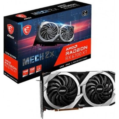 MSI RX 6700 XT Mech 2X 12G OC 192 Bit GDDR6 12 GB Ekran Kartı