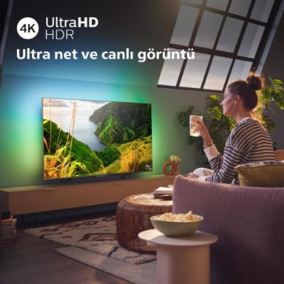 Philips 55PUS8108 4K Ultra HD 55" 140 Ekran Uydu Alıcılı Smart LED TV Outlet