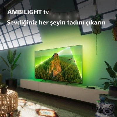 Philips 55PUS8108 4K Ultra HD 55" 140 Ekran Uydu Alıcılı Smart LED TV Outlet