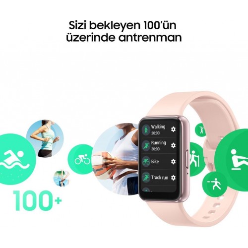 Samsung Galaxy Fit3 Akıllı Bileklik, Pembe