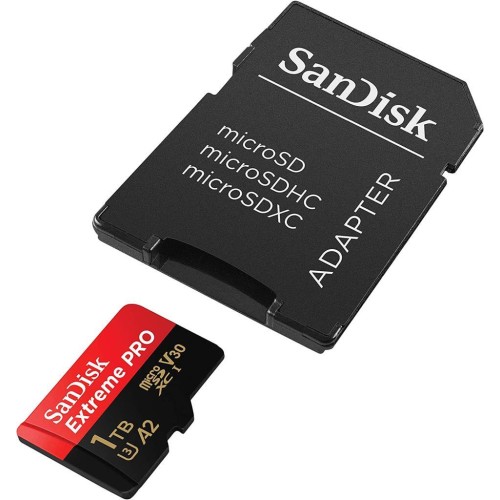 Sandisk 00183572 Extreme 1Tb Microsdxc Bellek Kartı, Siyah Kırmızı Teşhir