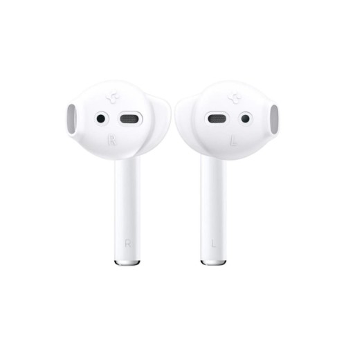 AirPods 2/1 Nesil Uyumlu Kılıf, Spigen Earhooks Teka RA201 White