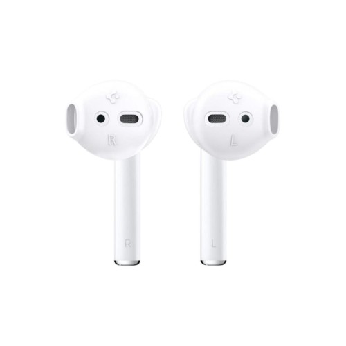 AirPods 2/1 Nesil Uyumlu Kılıf, Spigen Earhooks Teka RA201 White