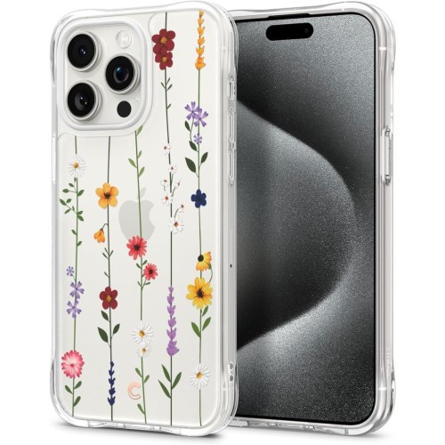 Spigen Ciel by Cyrill Apple iPhone 15 Pro Kılıf Cecile Flower Garden - ACS06760-OUTLET