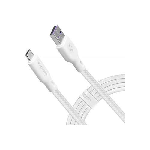 Spigen DuraSync 1.5 m Type-C to USB Hızlı Data ve Şarj Kablosu C10HS Beyaz