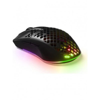 SteelSeries Aerox 3 Onyx RGB Şarjlı Ergonomik Optik Kablosuz Oyuncu Mouse - TEŞHİR