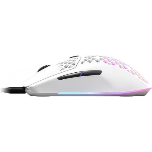 SteelSeries Aerox 3 Snow RGB Optik Kablolu Oyuncu Mouse - Teşhir