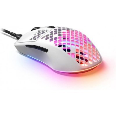 SteelSeries Aerox 3 Snow RGB Optik Kablolu Oyuncu Mouse - Teşhir