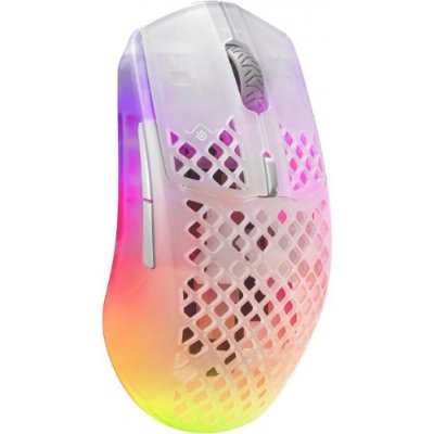 SteelSeries Aerox 3 RGB Ghost Edition Şarjlı Optik Kablosuz Oyuncu Mouse - Teşhir