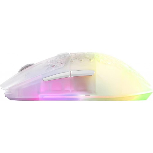 SteelSeries Aerox 3 RGB Ghost Edition Şarjlı Optik Kablosuz Oyuncu Mouse - Teşhir