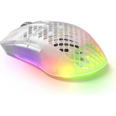 SteelSeries Aerox 3 RGB Ghost Edition Şarjlı Optik Kablosuz Oyuncu Mouse - Teşhir