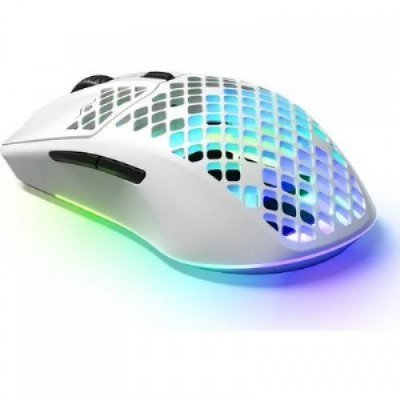 SteelSeries Aerox 3 RGB Wireless Snow Optik Oyuncu Mouse - TEŞHİR