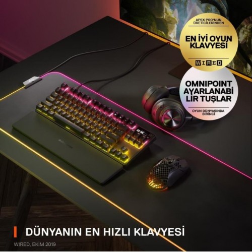 SteelSeries Apex Pro TKL RGB İngilizce Kablolu Mekanik Oyuncu Klavyesi - Outlet