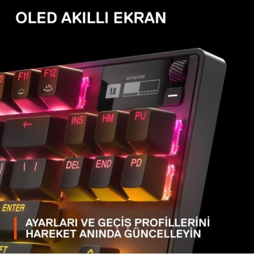 SteelSeries Apex Pro TKL RGB İngilizce Kablolu Mekanik Oyuncu Klavyesi - Outlet