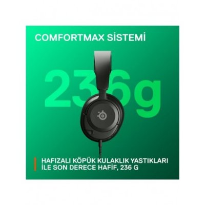 SteelSeries Arctis Nova 1X Kablolu Mikrofonlu Kulak Üstü Oyuncu Kulaklığı