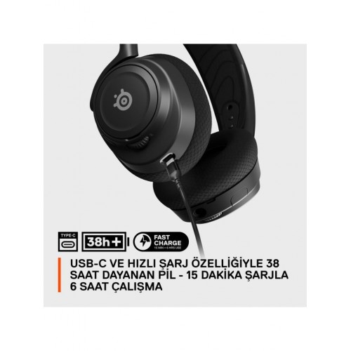 SteelSeries Arctis Nova 7 Wireless Mikrofonlu Kulak Üstü Oyuncu Kulaklığı Teşhir