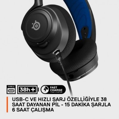 SteelSeries Arctis Nova 7P Kablosuz Mikrofonlu Kulak Üstü Oyuncu Kulaklığı Outlet