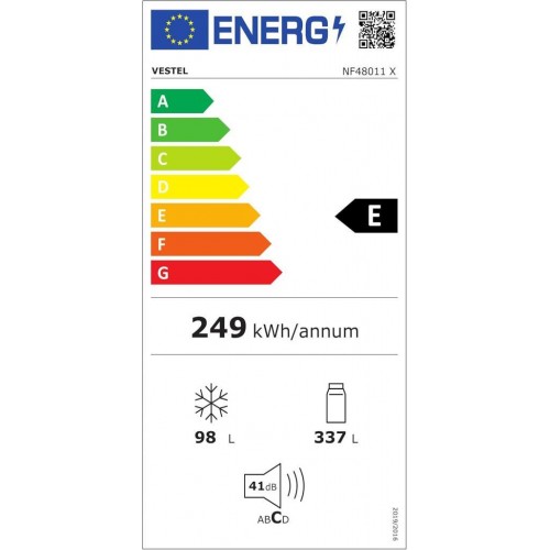 Vestel NF48011 X Çift Kapılı No Frost Buzdolabı